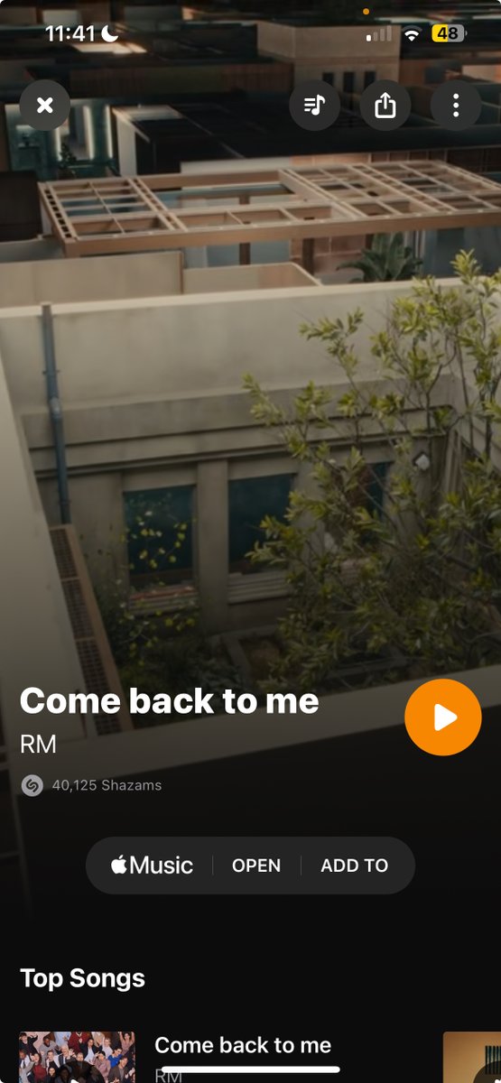 To raise another $100 for LOST! by #RM (out on May 24 at 12 AM ET), can we get 200 screenshots of you listening to “Come back to me” on any platform and Shazaming the song? Both are important! <3 LOST POSTER #RightPlaceWrongPerson #RM_LOST