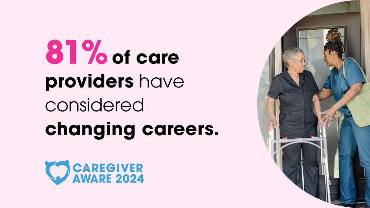 Care providers are essential to our care system but face challenging work conditions, resulting in high turnover rates + a workforce shortage. Caregivers are under increasing pressure while unable to access the services + support they need. bit.ly/3QpIhC4 #CaregiverAware