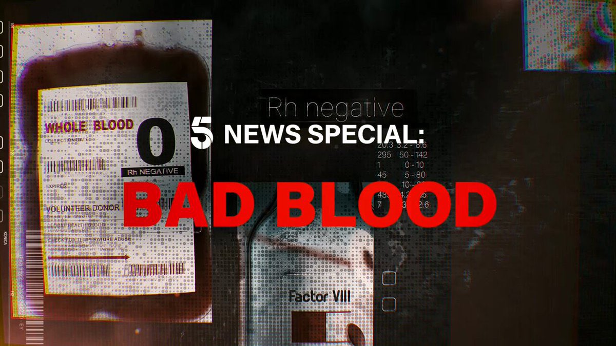 The scandal which led to thousands of people being infected with contaminated blood products.
Watch <a href="/5_News/">Channel 5 News</a> tonight live at 5pm <a href="/channel5_tv/">Channel 5</a> ⬇️ 

channel5.com/channels/chann…