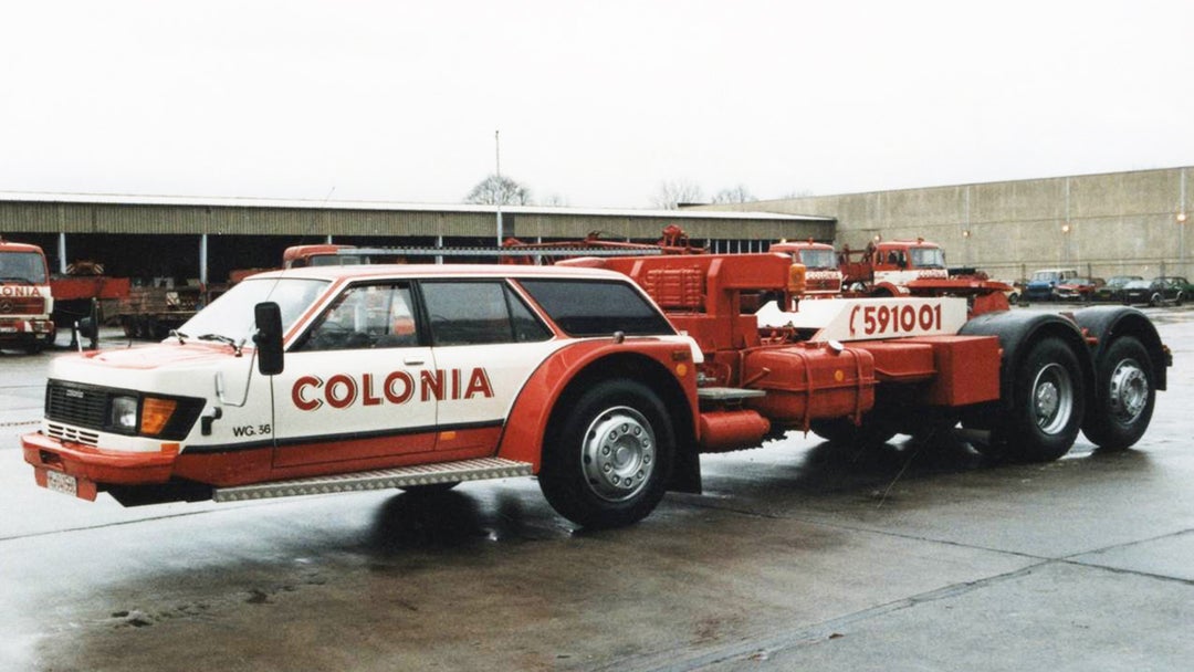 The wonderfully named #Schnibbelmobil or #CologneCrocodile is a #1980s #German 🇩🇪 hauler of very long loads