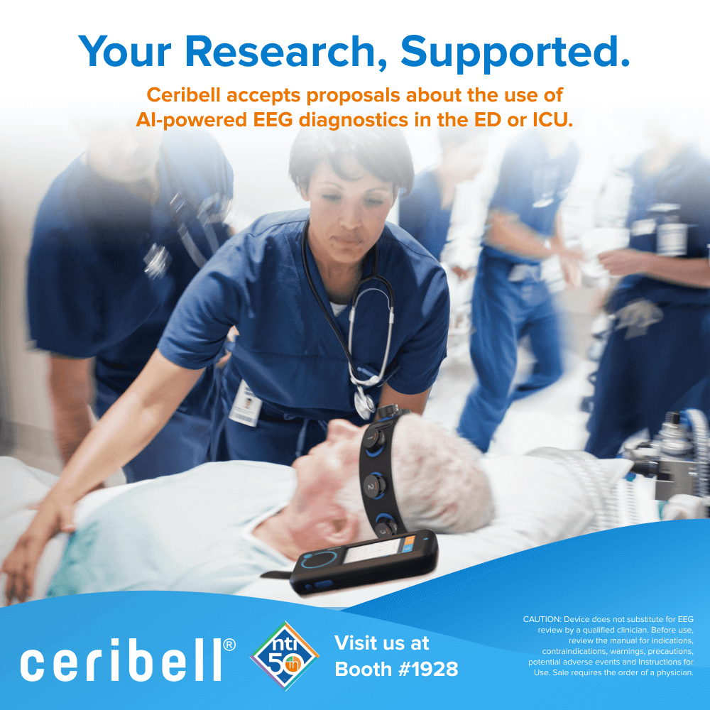 #CriticalCare nurses, Ceribell has an Investigator-Initiated Studies program! Submit YOUR ideas for research about AI-powered POC EEG, including NCSE detection and the clinical impact of seizure burden. #NTI2024 Apply now: ow.ly/UViE50RHNEH