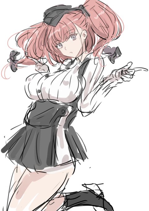 アトランタ描きたくなったのでとりあえずラフをザクザクっと 