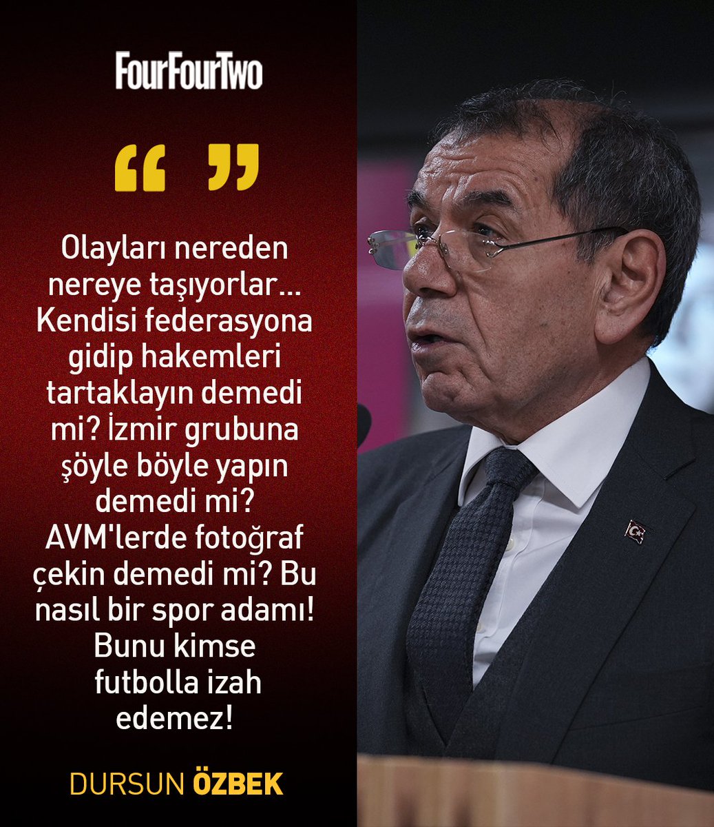 🟡🔴Galatasaray Başkanı Dursun Özbek, Fenerbahçe Başkanı Ali Koç'un geçmiş dönemde yaptığı açıklamalardan örnekler vererek tepkisi dile getirdi. #GSvFB