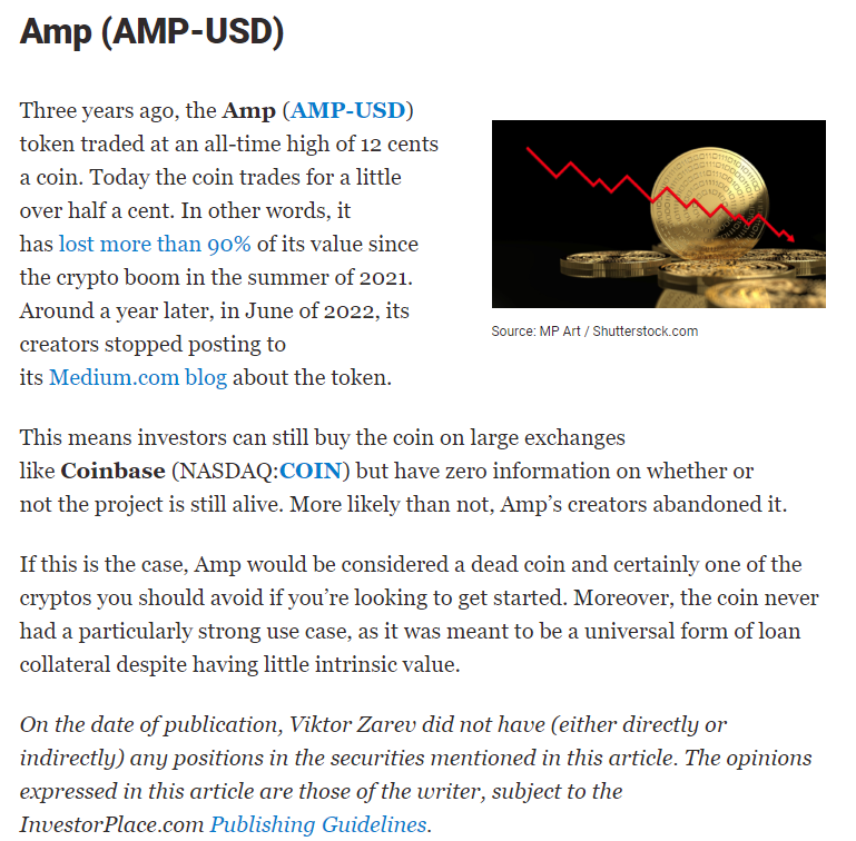 Feel free to sell. Some of us will keep buying. $AMP
