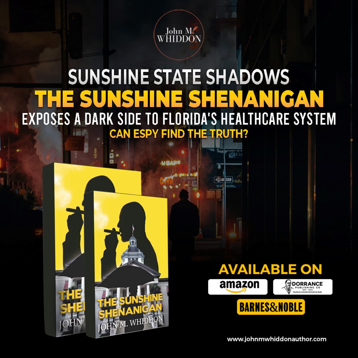 WhiddonAuthor's tweet photo. John Whiddon's "The Sunshine Shenanigan" plunges Webb Espy into a thrilling quest for truth within Florida's healthcare system. Can Espy navigate the deception and expose the truth?
https://t.co/6pyGNCqzns
#JohnWhiddon #Thriller #Mystery #CrimeFiction #NeonNoir #Bookstagram https://t.co/jcQu1eSR91
