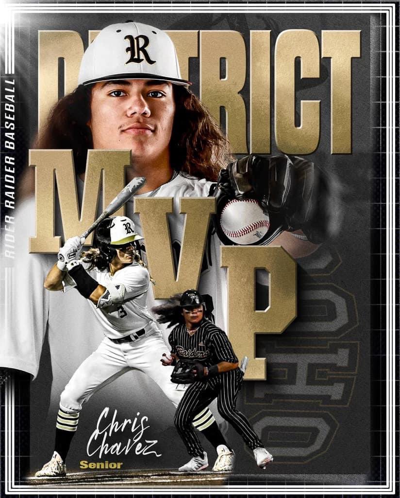 Christopher Chavez (@chris11chavez) on Twitter photo Grateful to be named MVP in a very competitive district!
<a href="/ROHOathletics/">Rider Athletics</a>
<a href="/ROHO_Baseball/">ROHO Baseball</a> Grateful to be named MVP in a very competitive district!
<a href="/ROHOathletics/">Rider Athletics</a>
<a href="/ROHO_Baseball/">ROHO Baseball</a>