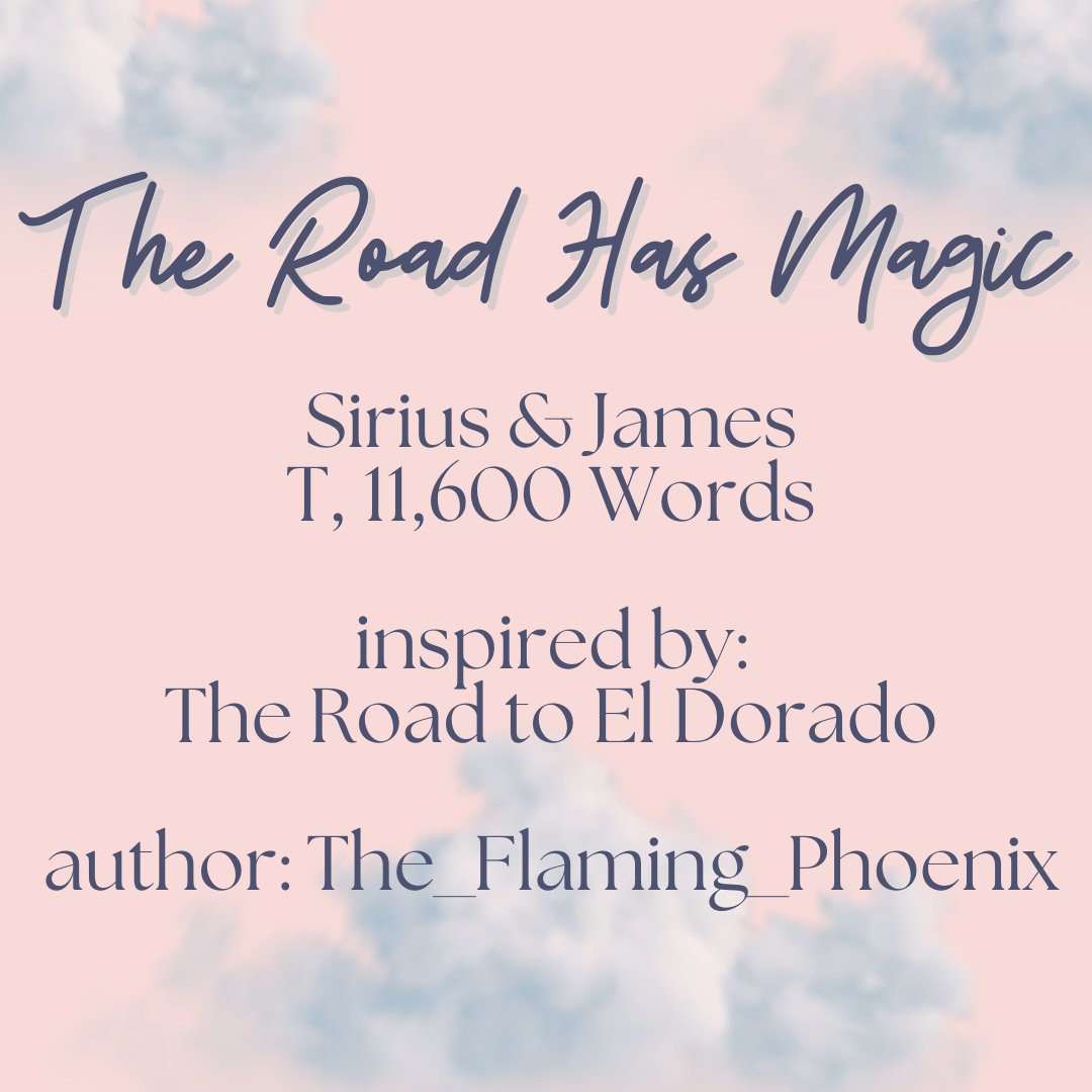 AnimatedFest's tweet photo. Reveal #7: The Road Has Magic
Sirius &amp; James, T, 11,600 words
https://t.co/Uwc08ShYCh https://t.co/bCpLZ77ffa