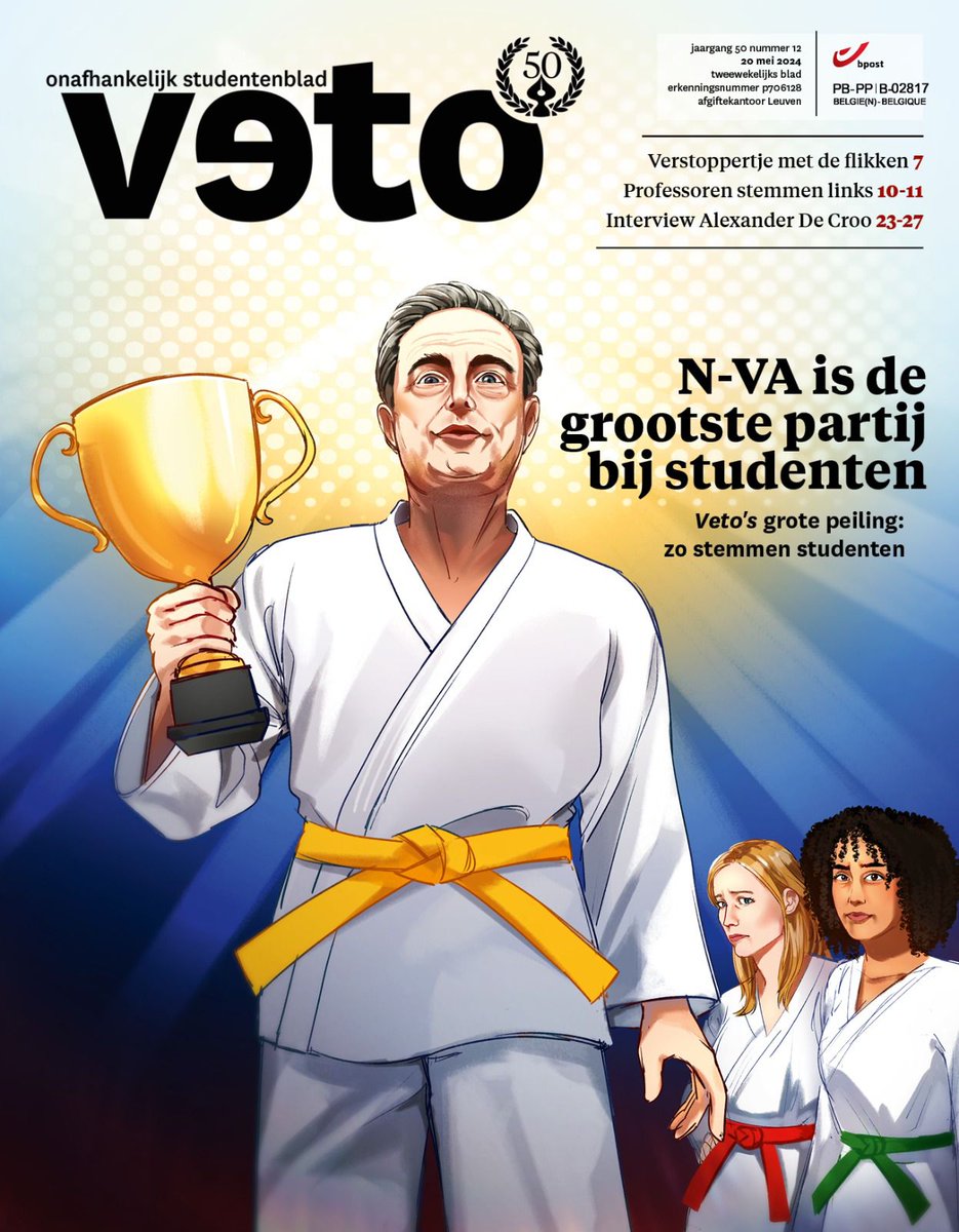 Uit een brede enquête bij studenten van de @KU_Leuven komt @de_NVA als grootste partij. Onder meer in de richtingen Economie, Ingenieurswetenschappen, Rechten, Geneeskunde en Sport behaalt onze partij (veruit) de hoogste score. Het geeft hoop voor de toekomst. Voor Vlaamse