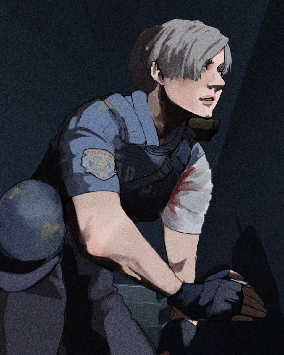 mothalite's tweet photo. My favourite rookie 👮
#residentevil #re2remake #leonkennedy https://t.co/5JIXp2BAn4