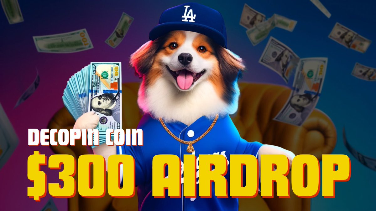 DECOPIN coin $300 Airdrop! 🐶💸

• Follow <a href="/decopincoin/">DECOPIN coin official</a> 🚀
• Like ❤️
• Comment with a supportive message, include #300GIVEAWAY 💭
• Retweet 🔄
• Join: t.me/decopincoin 📲
• DM “DECOPIN GIVEAWAY” and your BEP20 address 📨

#ShoheiOhtani #Droplockers #デコピン #大谷翔平