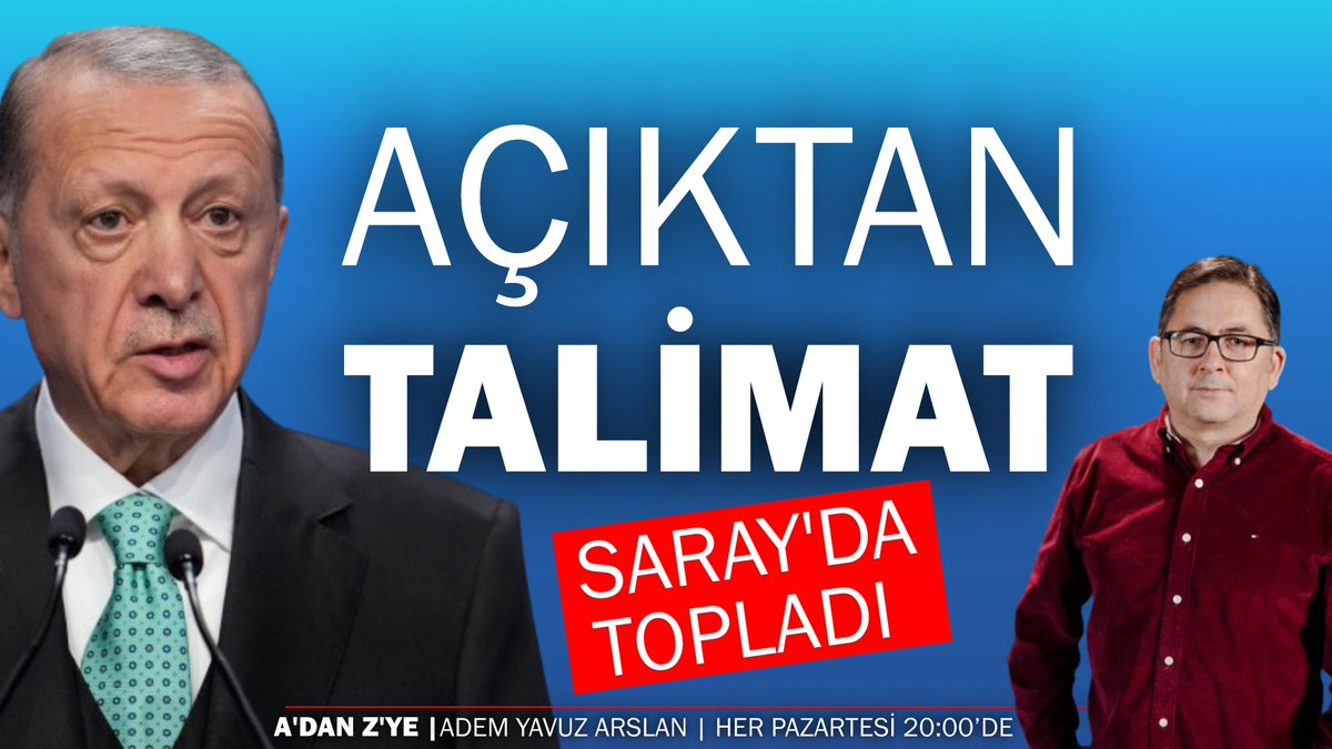 Hakim ve savcıları Saray'da topladı Kura töreninde açıktan talimat verdi Adem Yavuz Arslan @ademyarslan ile A'DAN Z'YE youtu.be/PGtGVBRYfYg?fe…