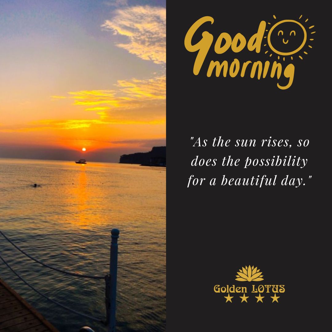 Golden Lotus Hotel offers front-row seats to a daily sunrise spectacle – a breathtaking beginning to your day.

#goldenlotushotel #goldenlotuskemer #goldenlotus #visitkemer #GoldenLotusSunrise