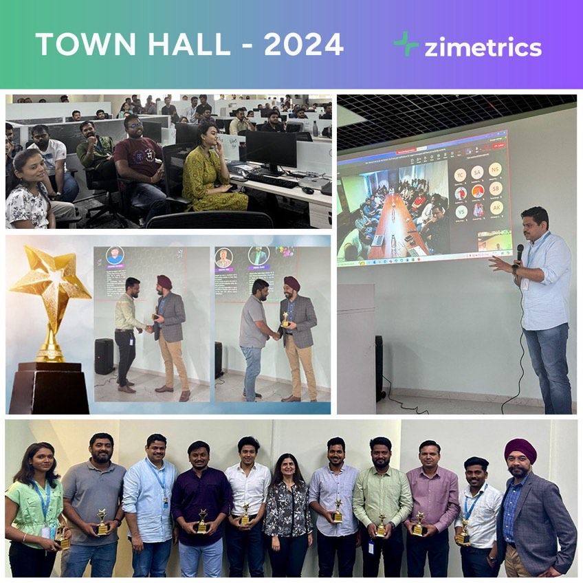 What a wonderful Zimetrics Town Hall! The event was a celebration of our collective hard work and achievements over the past year. Our executive leadership shared inspiring insights about the future goals and direction of our organization.

#Leadership #EmployeeRecognition