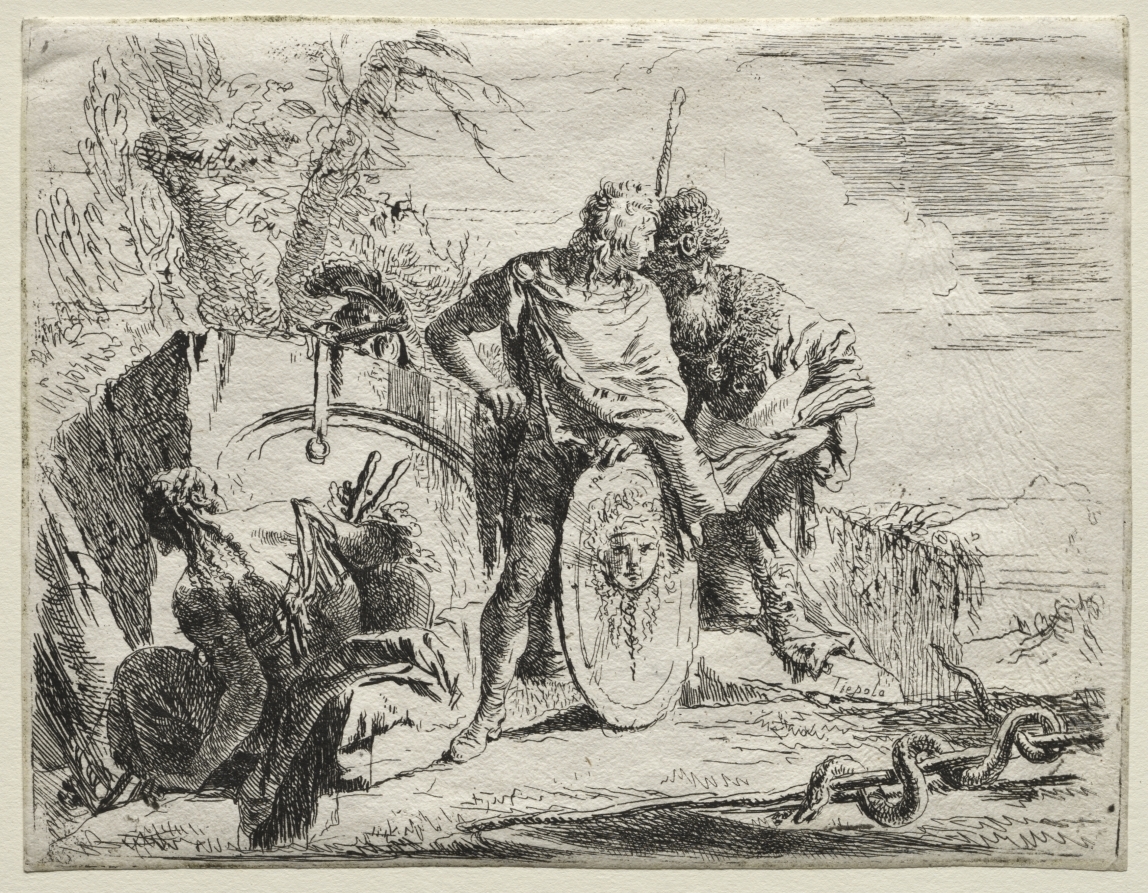 VeniceArtGuide's tweet image. Giovanni Battista Tiepolo, Various Caprices:  The Astrologen and the Young Soldier #clevelandartmuseum #cmaopenaccess clevelandart.org/art/1964.467
