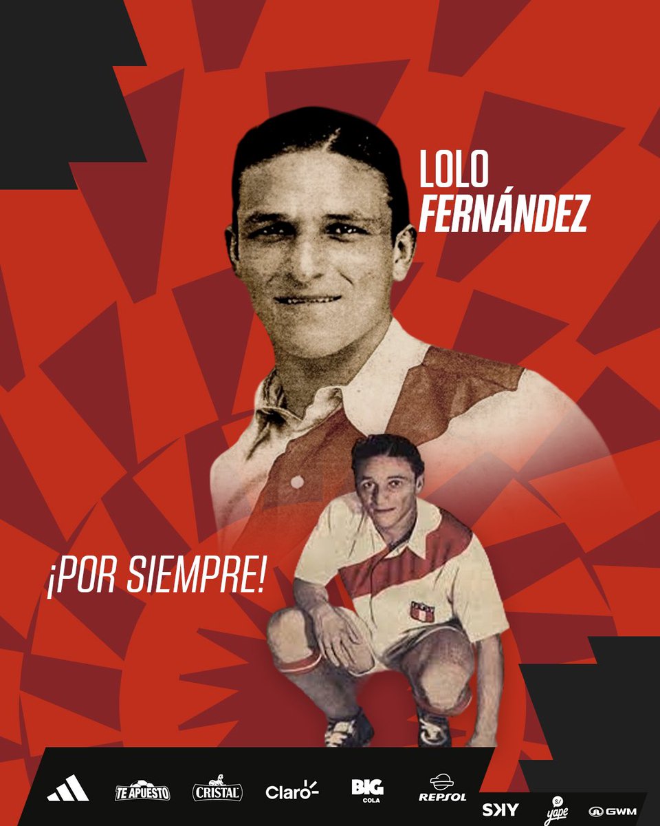 🕊️ 𝗨𝗻 𝗮𝗯𝗿𝗮𝘇𝗼 𝗮𝗹 𝗰𝗶𝗲𝗹𝗼, '𝗟𝗼𝗹𝗼' Un día como hoy, en 1913, nació Teodoro Fernández Meyzán, campeón de América en 1939 con #LaBicolor 🇵🇪 y máximo ídolo de @Universitario. #UnSentimientoQueNosUne