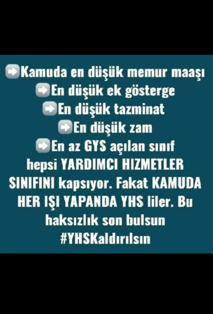 @RTEdijital @RTErdogan #YardımcıHizmetlerSınıfı @TBMMresmi @TBMMGenelKurulu @tcbestepe @isikhanvedat @csgbakanligi