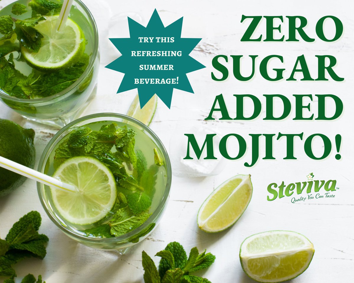 steviva's tweet photo. Try this classic summer drink recipe that is perfect for both cocktail enthusiasts and low-sugar aficionados! Easily triple the recipe for a batch that will serve a whole party! Try the #recipe today: https://t.co/TLJGzrbTDC https://t.co/IUYzaw0fmX