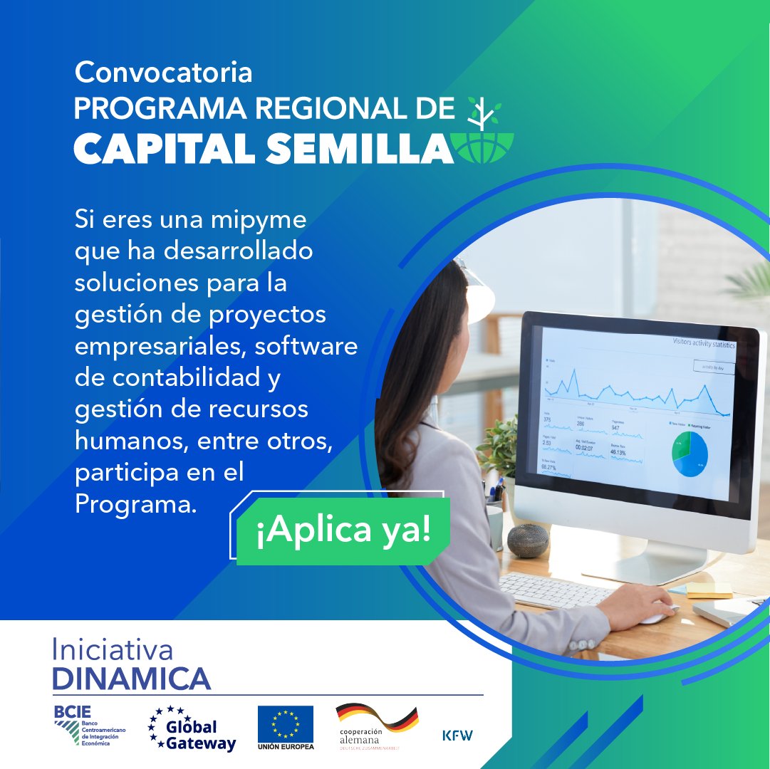 Las mipymes y emprendimientos con ejes de trabajo en transición digital pueden obtener recursos no reembolsables 
 
Aplica al Programa ingresando aquí 👉🏼bit.ly/3Uh69ZS
Tienes hasta el 14 de junio, a las 12:00 hrs UTC-6

Dudas:
capitalsemilla_iniciativadinamica@dsik.la