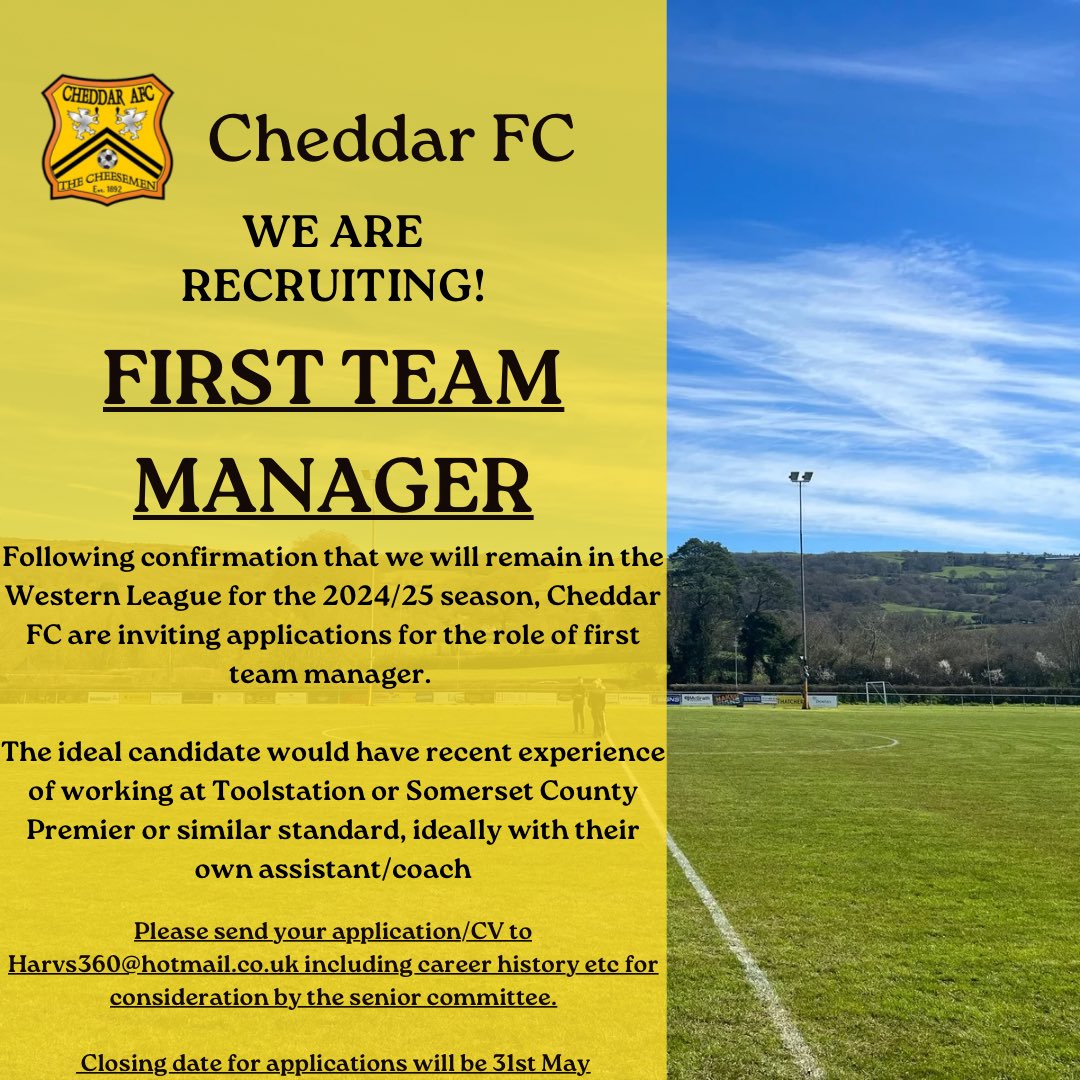 Cheddar FC tweet media