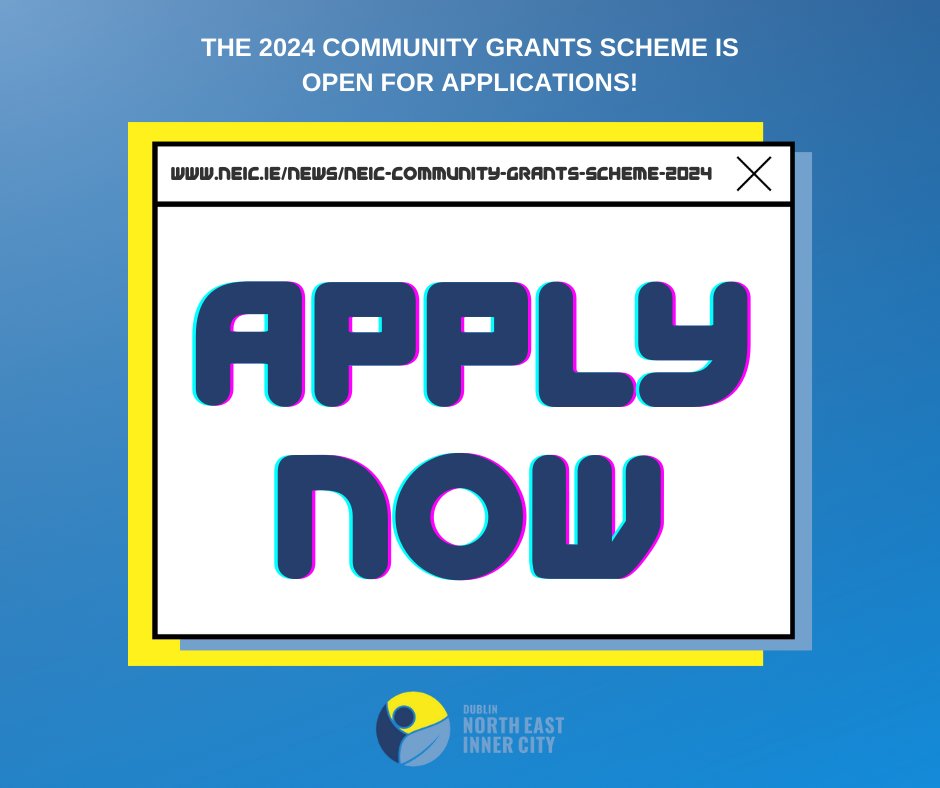 The closing date for receipt of applications for the 2024 Community Grants scheme is fast approaching! 📆 Head to our website for more details on how to apply: neic.ie/news/neic-comm… #NEIC #CommunityGrants #ApplyNow