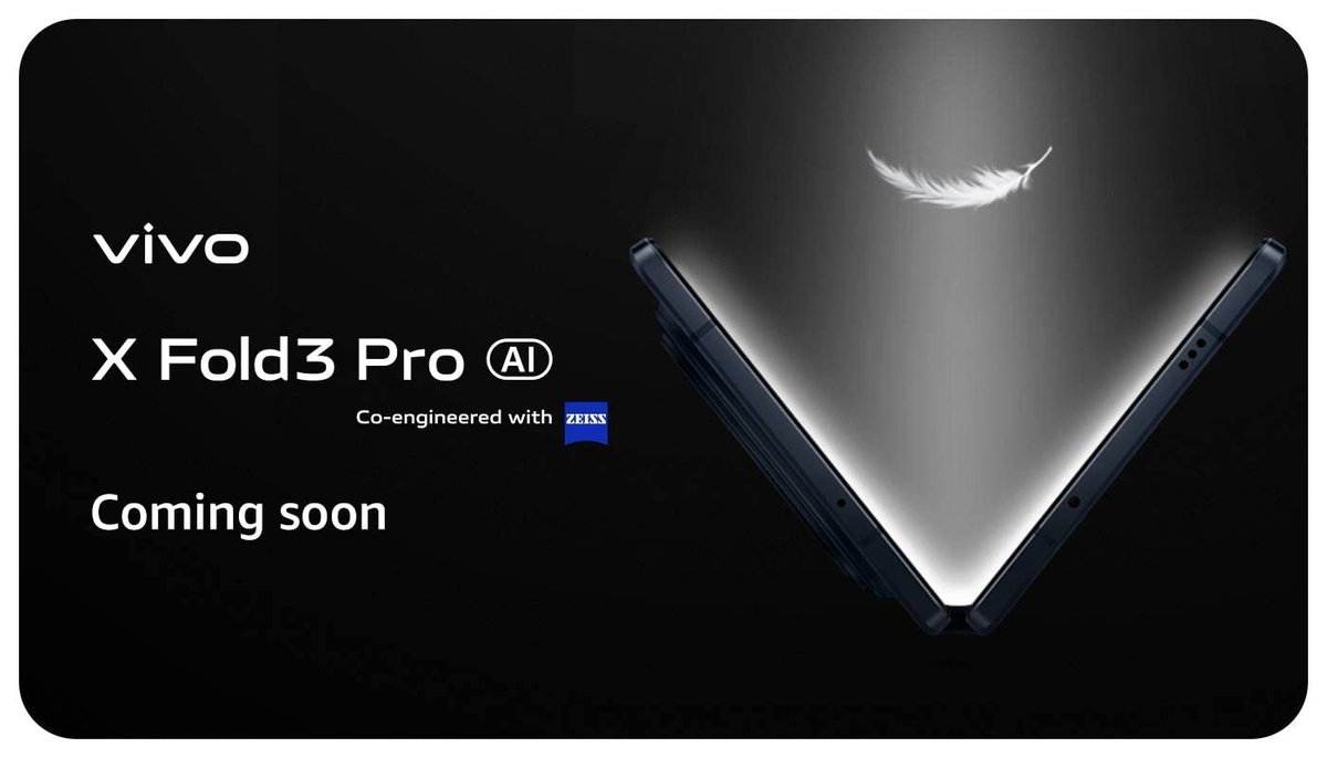 So the vivo X Fold3 Pro will be sold via Flipkart, as well as via Amazon India. #vivo #vivoXFold3Pro