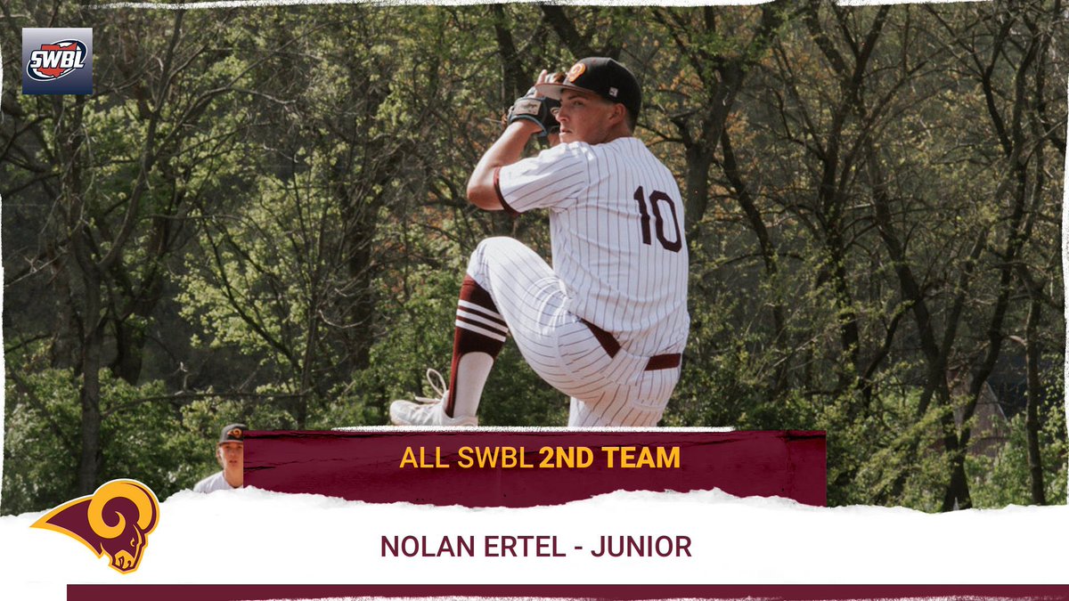 Ross Baseball (@ross_baseball) on Twitter photo Congratulations to <a href="/ertel_nolan/">Nolan Ertel</a> for earning 2nd Team honors in the Southwestern Buckeye League. Congratulations to <a href="/ertel_nolan/">Nolan Ertel</a> for earning 2nd Team honors in the Southwestern Buckeye League.