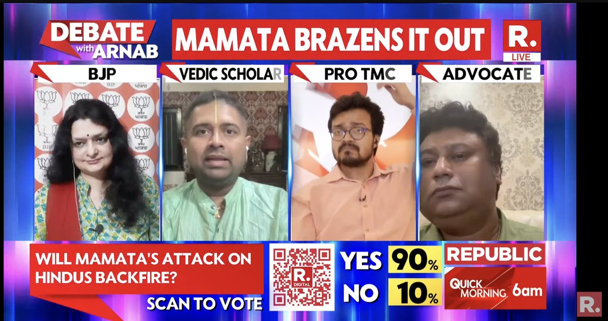 Be it ISCON, Ramkrishna Mission, their services to the society has been non-discriminatory in nature. They serve all sections of the society: Dushyanth Sridhar (@dushyanthsridar), Vedic scholar on Mamata Banerjee's remark on Ramakrishna Mission The Debate on #SuperprimetimeMax