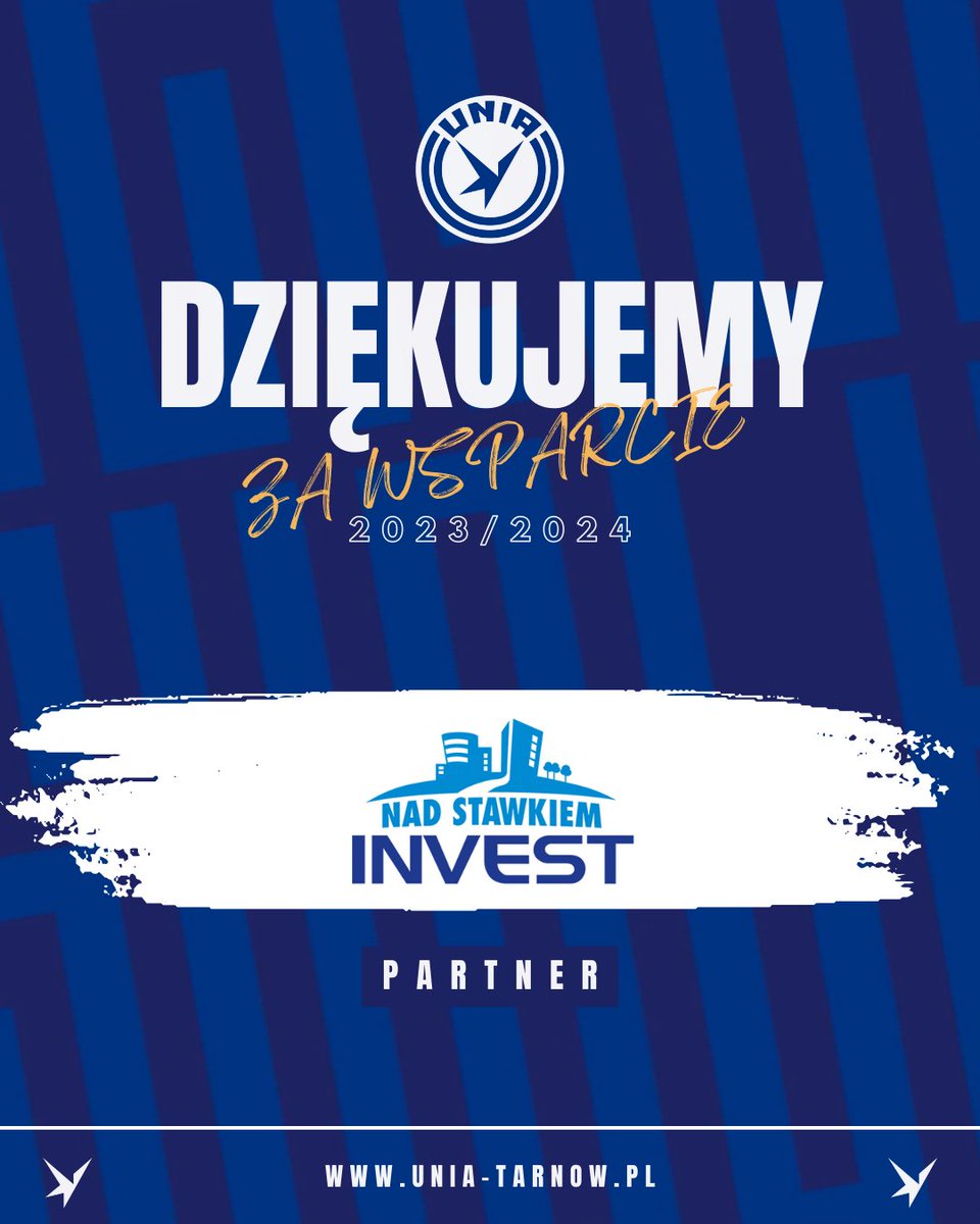 Nad Stawkiem Invest dziękujemy za wsparcie w sezonie 2023/2024🤝