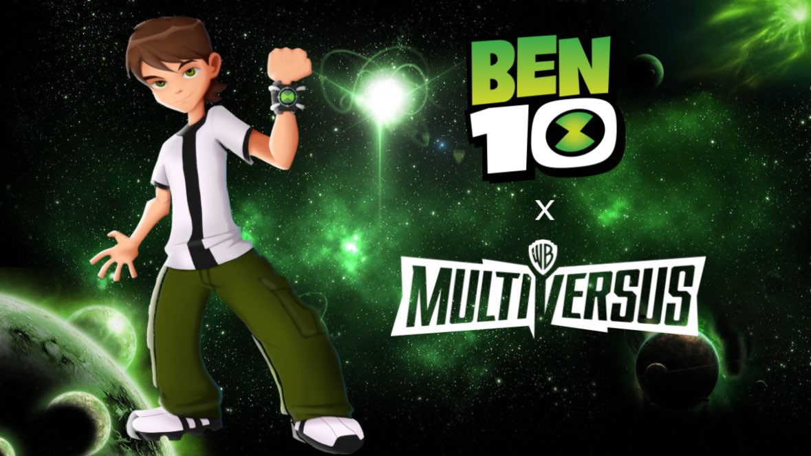 Ben10_content's tweet photo. Ben Tennyson 4 Multiversus 

Tag people in this post, let’s support this journey to try to get Ben 10 added to the MultiVersus roster 

#Ben10 #BenTennyson #Ben10forMultiVersus #Ben10forMVS #MultiVersus #MultiversusLeaks  #MultiVersusBattlepass #RiseofMultiVersus #4MVS https://t.co/M1VPbNJrfw