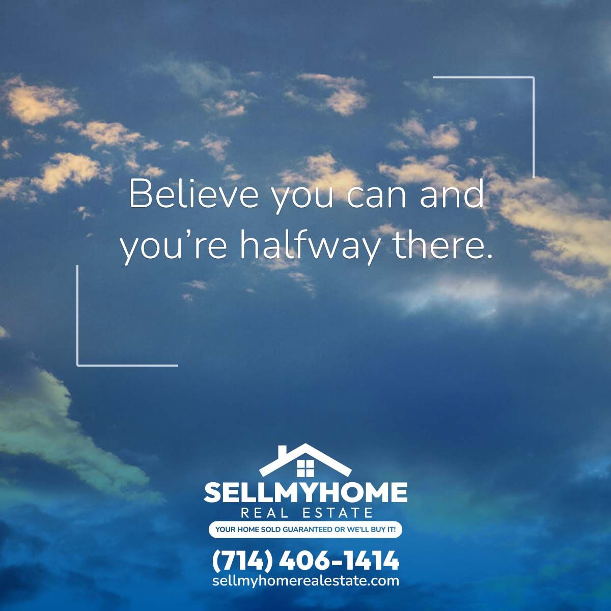 Believe you can and you're halfway there.

#realestate #realestateagent #realtor #orangecounty #sellmyhome #motivationalmonday