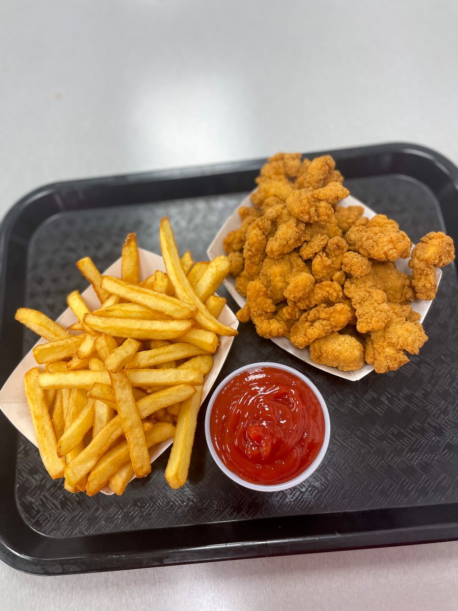 We know you want it so why not have it! Grab some popcorn chicken and fries for Lunch today at Ranch1!