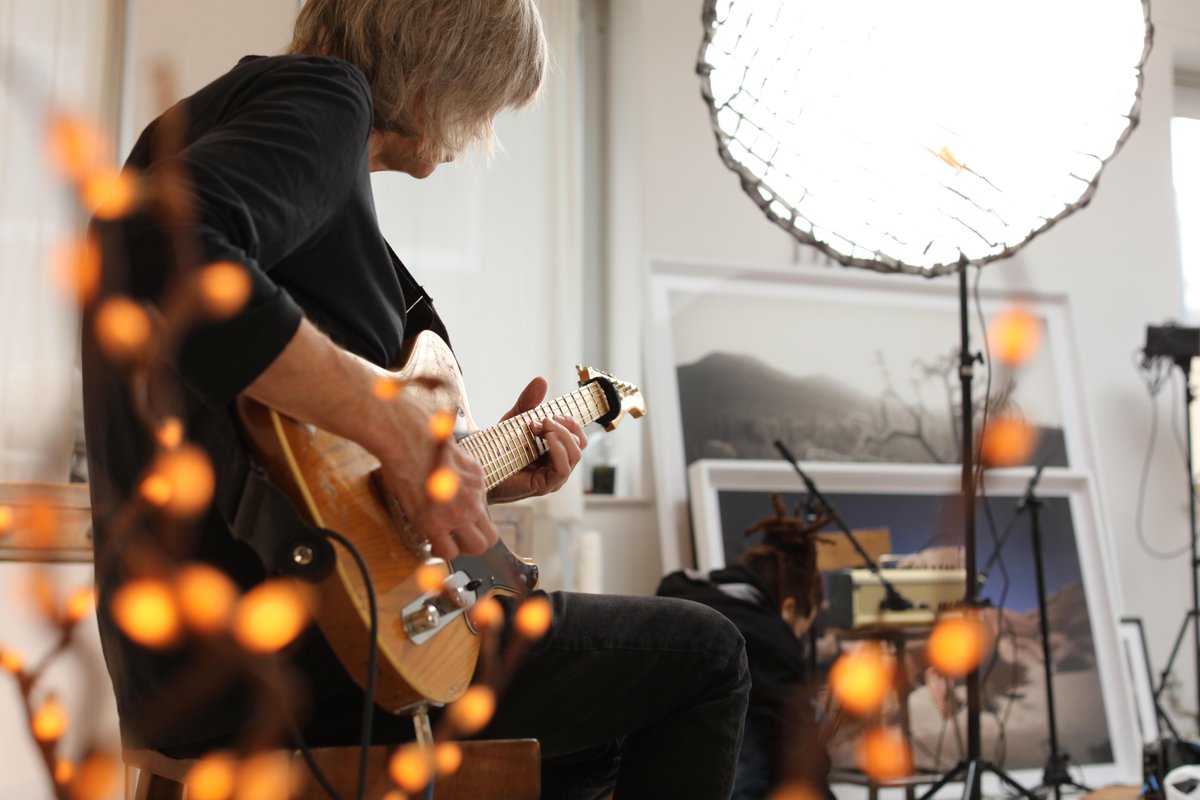 BTS from our recent shoot with Yamaha artist Mike Stern. ICYMI, check out a performance from Stern and his signature Yamaha Pacifica here: youtu.be/U3WFCr9s4Fc