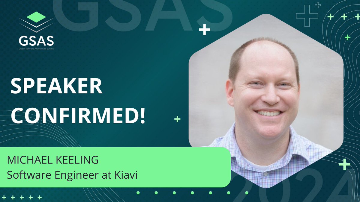 Another speaker confirmed! 📣 @michaelkeeling, Software Engineer at Kiavi, will share his knowledge at #GSAS24. Don't miss out on his invaluable insights - reserve your seat today! 🎟️ gsas.io