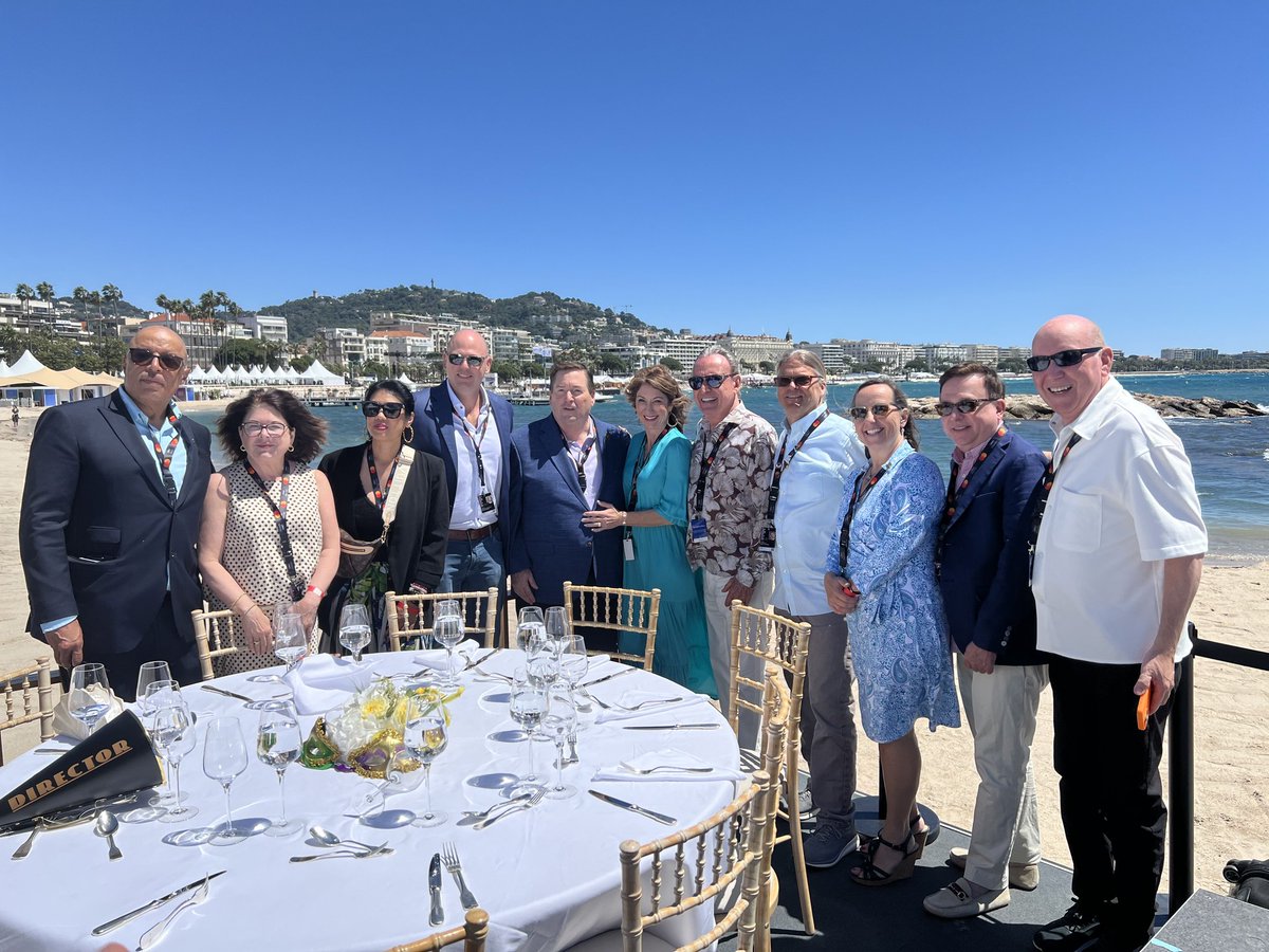 Repost @LouisianaLtGov This weekend we had a Louisiana Jazz Lunch in The American Pavilion at @Festival_Cannes to pitch & promote Louisiana as a film destination. We got to talk with Bryan Lourd, CEO of Creative Artists Agency in Los Angeles, who's originally from New Iberia!