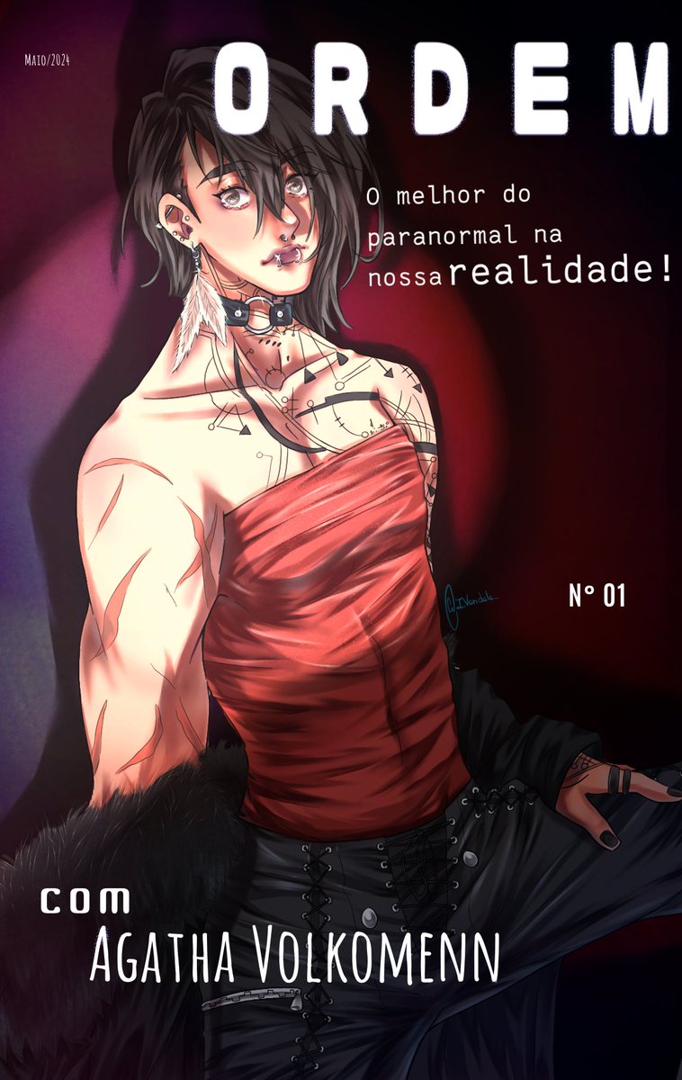 AVandala_'s tweet photo. E chegou, primeiro lançamento da revista Ordem
Com nossa querida Agatha 😙

#ordemparanormalfanart #agathavolkomenn https://t.co/Ci3y3kT2be