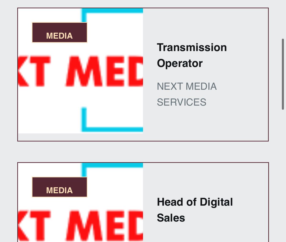 Next Media Uganda is hiring! - Head of Digital Sales: jobnotices.ug/job/head-of-di… - Transmission Operator: jobnotices.ug/job/transmissi…