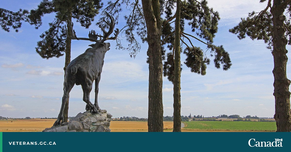 During the #FWW, soldiers of the Royal Newfoundland Regiment gave their all. Today, six battlefield memorials in France, Belgium and Türkiye commemorate them. Discover the #TrailOfTheCaribou: veterans.gc.ca/en/remembrance… #MemorialMonday #CanadaRemembers