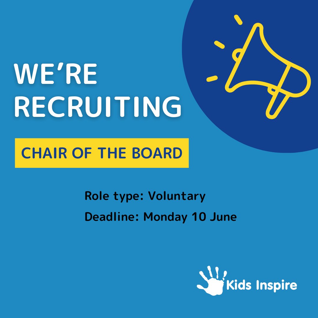 Kids Inspire (@kidsinspire) on Twitter photo Three weeks left to apply for this pivotal role with us.
We're delighted to be working with <a href="/PeridotPartners/">Peridot Partners</a> To find out more please contact Jennifer Horan at jennifer@peridotpartners.co.uk or on 07519 070497.
peridotpartners.co.uk/jobs/chair-of-… Three weeks left to apply for this pivotal role with us.
We're delighted to be working with <a href="/PeridotPartners/">Peridot Partners</a> To find out more please contact Jennifer Horan at jennifer@peridotpartners.co.uk or on 07519 070497.
peridotpartners.co.uk/jobs/chair-of-…