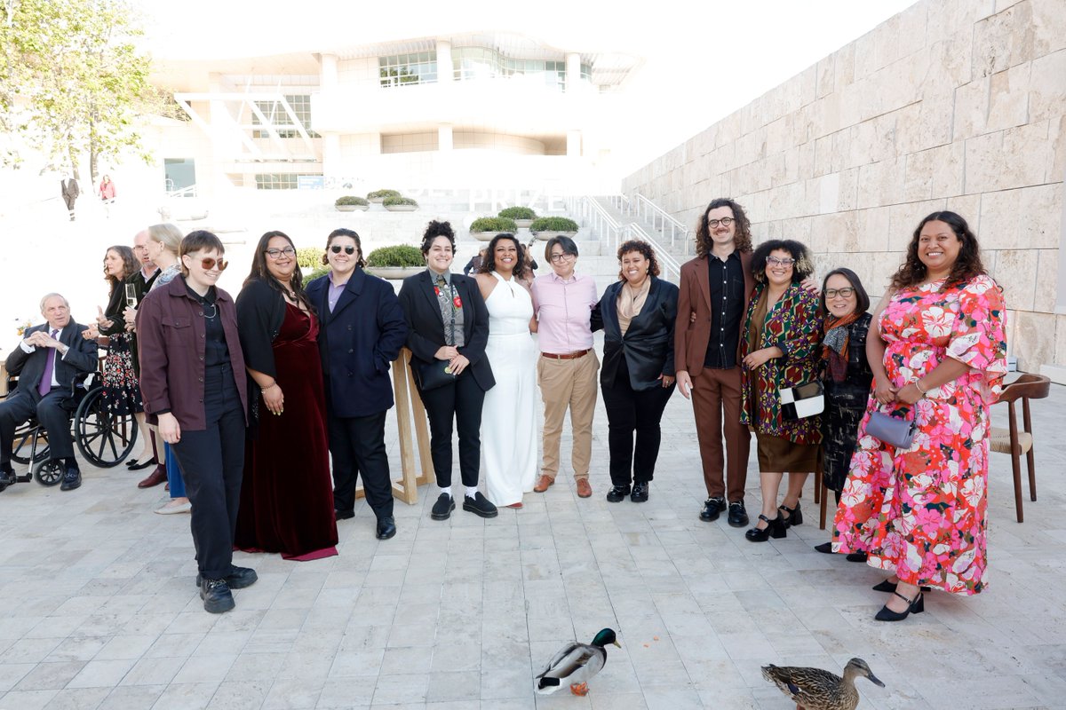 AHJNetwork's tweet image. A week ago, we had the honor of accepting the first ever Getty Prize. We were selected for this award by the incredible Mark Bradford. Let&apos;s take a look back at the wonderful moments we shared together at @gettymuseum!
