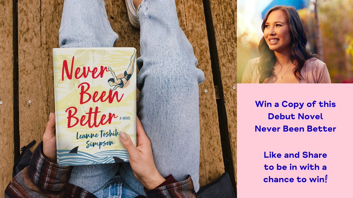 This is your chance to win this fantastic signed copy of @leannetoshiko's debut mental health romcom 'Never Been Better' by @penguinukbooks! It's a fantastic read and perfect for summer. Give this post some love to be in with a chance #mentalhealthawareness #summerreading #romcom