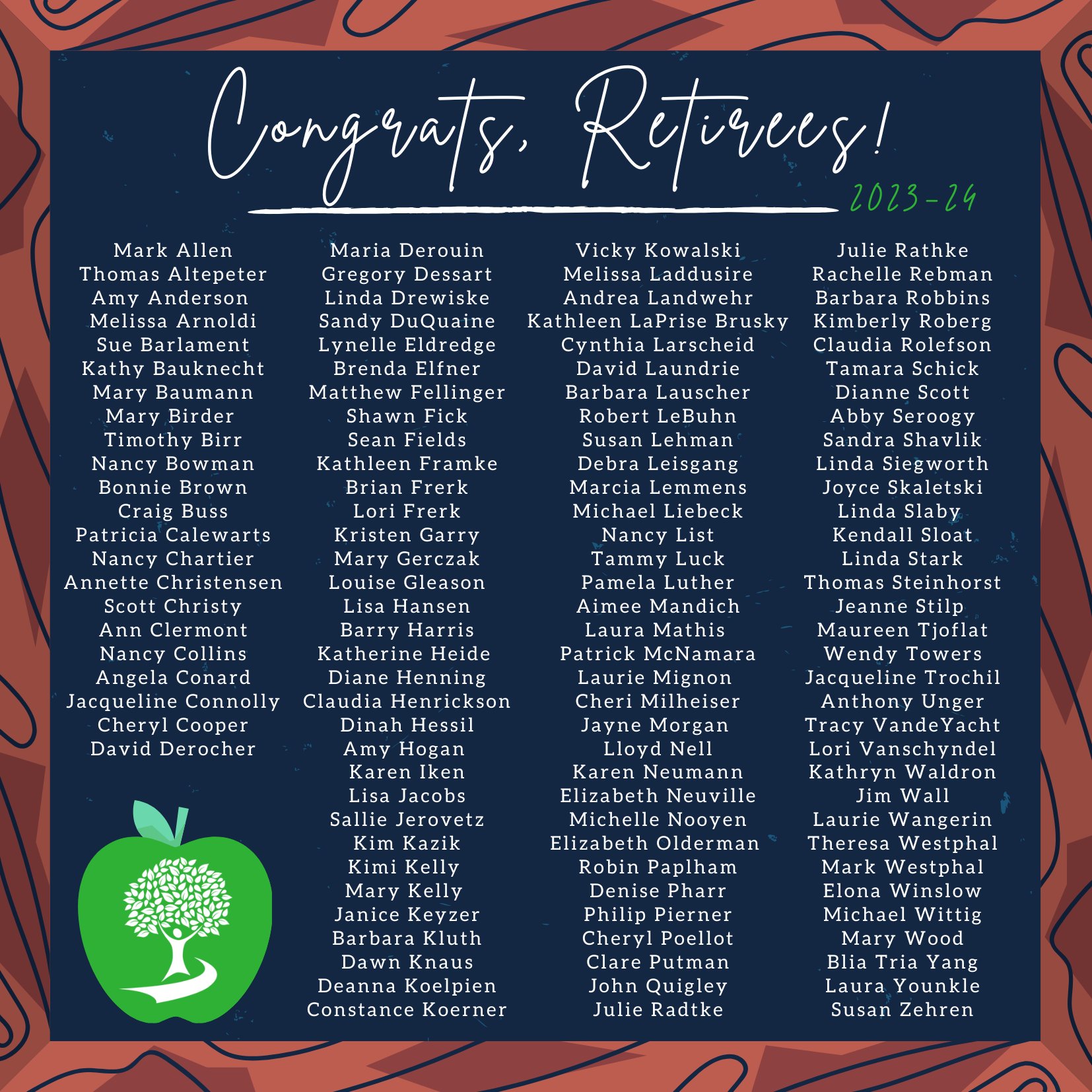 greenbayschools on X: &ldquo;Congratulations and best wishes to our 2023 