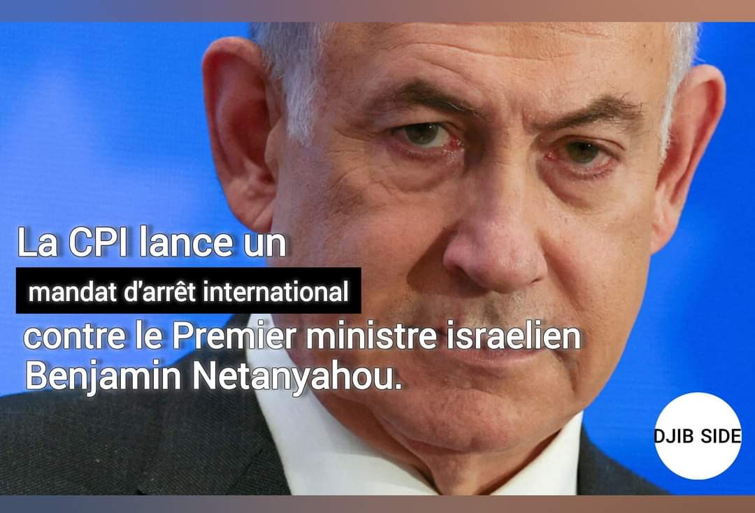 djib_side's tweet photo. Crimes en Palestine | Netanyahou en arrêt International 

La Cour Pénale Internationale de La Haye aux Pays-Bas lance un arrêt International contre le Premier Ministre israelien Benjamin Netanyahou. https://t.co/iaE25Os81c