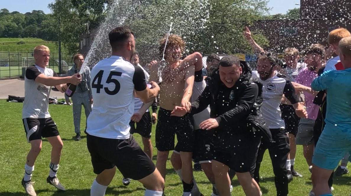 Sunny with a chance of champagne showers 

The closing moments of this years football season couldn’t of been anymore explosive then the full time bottle popping

#photography #sportsphotography #footballphotography #actionphotography #celebrationphotography #canonphotography