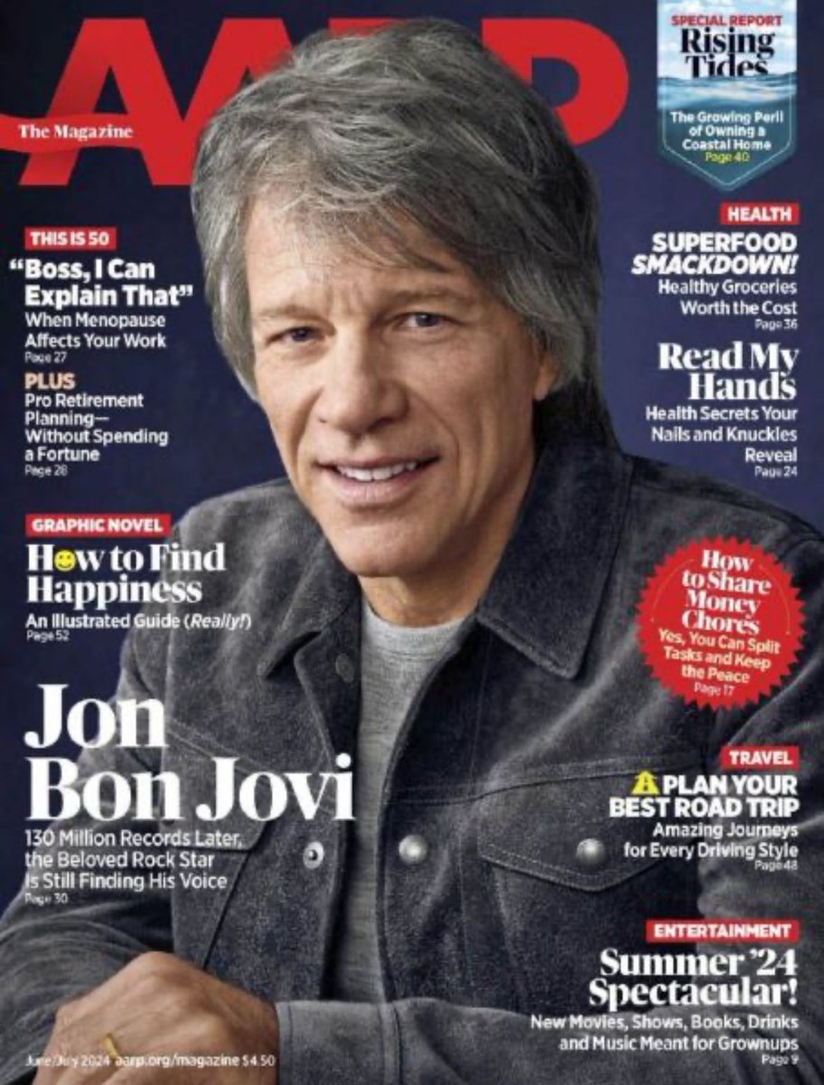 Jerrybraden92's tweet photo. 🚨New Interview Coming

Jon Bon Jovi will be on the cover of AARP in July!

#BonJovi #JonBonJovi https://t.co/ctJoP2xqlA