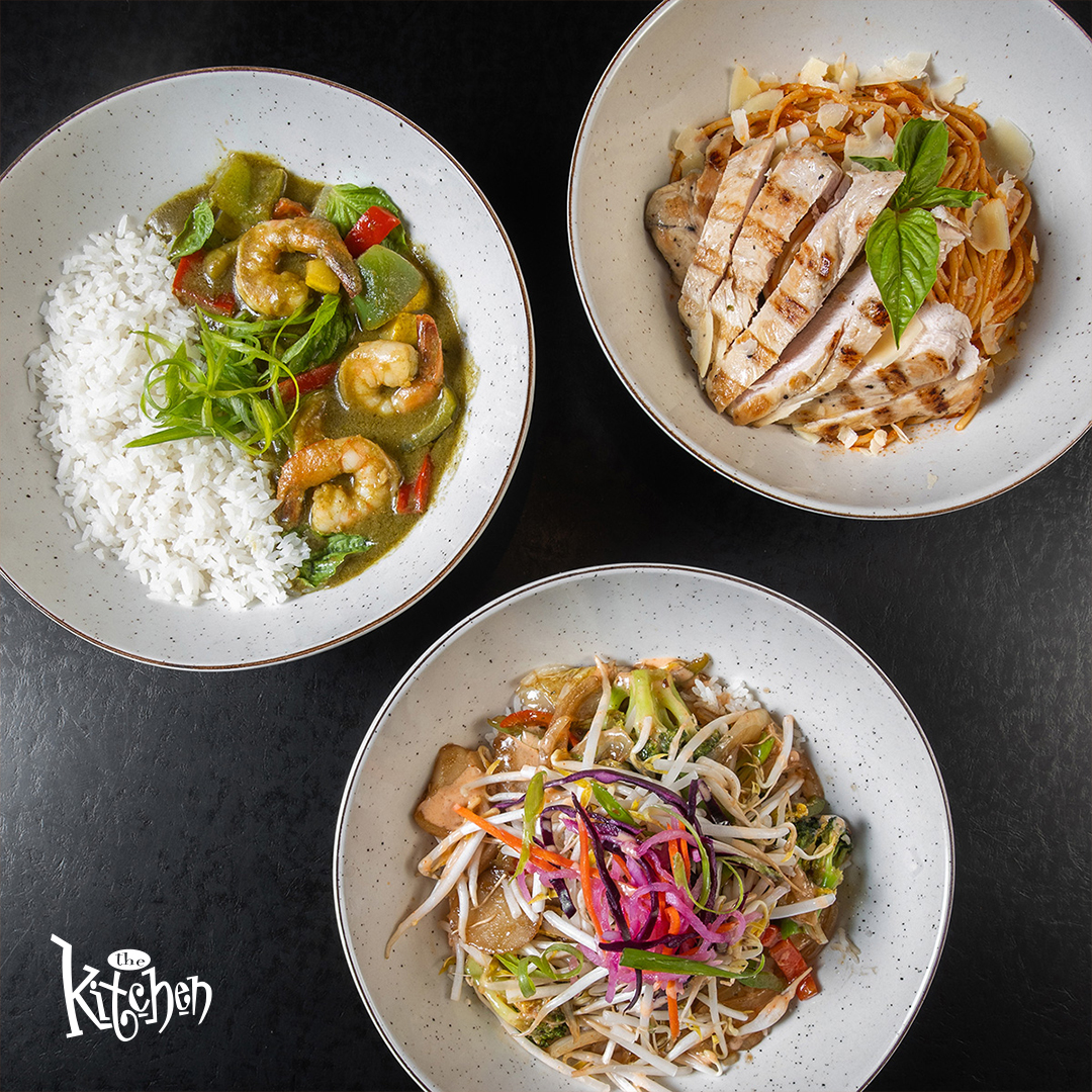 Monday is your new favourite day of the week at The Kitchen! Choose from 3 unique bowls with global flavours from Thailand, Japan, and Italy, and add the protein of your choice for only $9.99 every Monday!