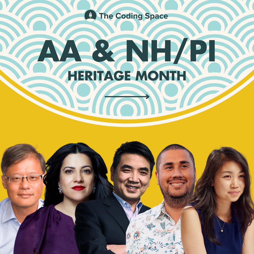 thecodingspace's tweet image. May is Asian American, Native Hawaiian, & Pacific Islander Heritage Month. Swipe for a sneak peek of 4 AA & NH/PI tech professionals who have ensured a more colorful, more connected, and more just world.
thecodingspace.com/blog/2023-04-2…
#AANHPIMonth #AAPIMonth