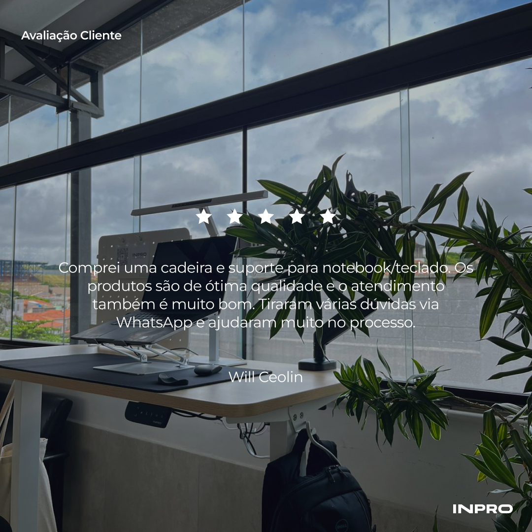 InproBrasil's tweet image. 📸 Cliente satisfeito com a sua nova cadeira ergonômica.  
#inpro #cadeiras #HomeChallenge