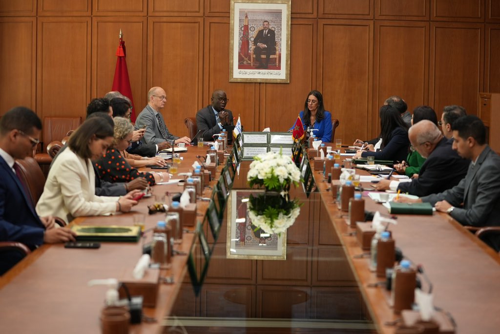 Excellent meeting w/ Minister of Economy and Finance HE @FettahNadia. We reiterated our support for #Morocco and signed the first Rapid Response Option in MENA, a new financial instrument to enable rapid, flexible emergency response and improve preparedness for future shocks.