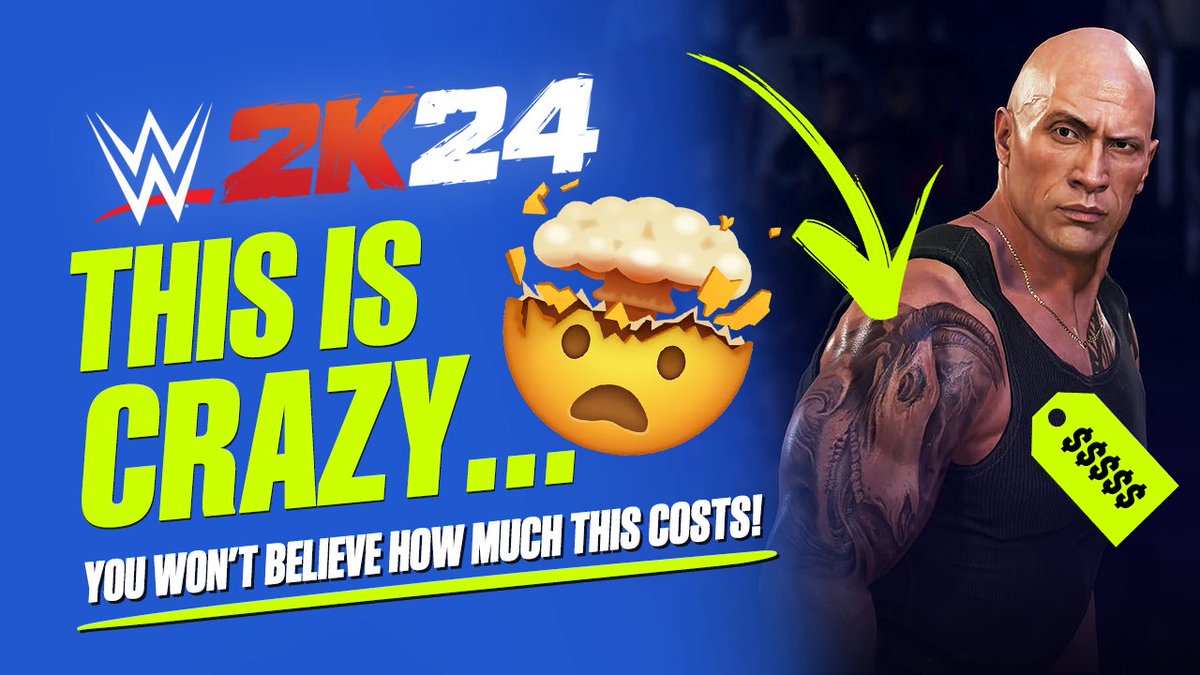 WWE 2K24: $400 FOR THE ROCK?! TESTING IF THIS IS REAL! 🤯 youtube.com/watch?v=f3h7Fq…