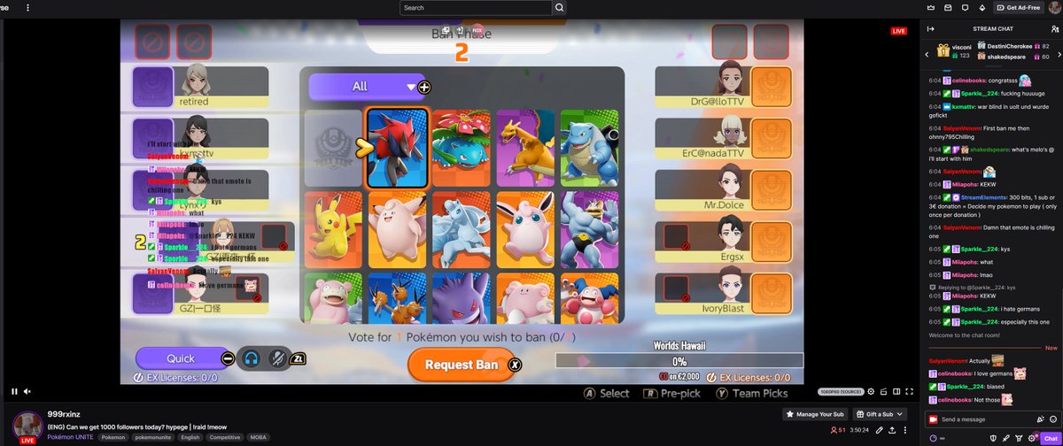 I have finally achieved the 1000 Followers on Twitch. Im thankful for everyone supporting me. I love you <3